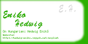 eniko hedwig business card